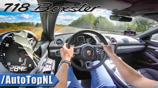 PORSCHE 718 BOXSTER | TOP SPEED on AUTOBAHN | NO SPEED LIMIT by AutoTopNL