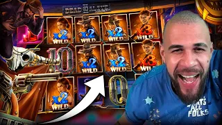 Streamer Monster Epic Mega Win on Dead or Alive 2 slot - Top 5 Best wins of the week slots