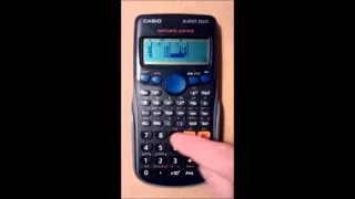 Find the regression equation using a Casio calculator