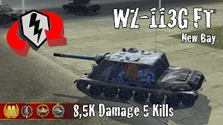 WZ-113G FT  |  8,5K Damage 5 Kills  |  WoT Blitz Replays