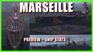 Marseille French Super Heavy Cruisers World of Warships Wows Preview