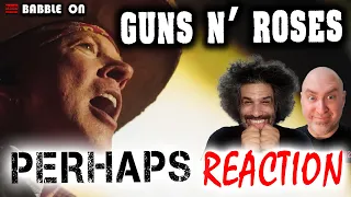 GUNS N' ROSES - PERHAPS Music Video Reaction #hardrock #metal #axlrose #slash #duffmckagan 🔥🤘😁🤘🔥