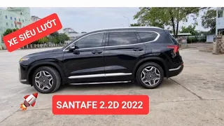 BÁN GẤP #SANTAFE 2.2D 2022 2 CẦU MÁY DẦU Premium SIÊU LƯỚT ĐI 7 NGHÌN Km MỚI NHẤT HÀ NỘI