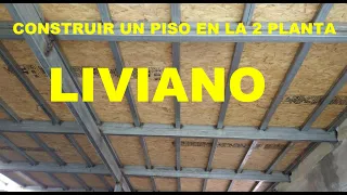 CONSTRUIR  UN  PISO EN LA 2 PLANTA LIVIANO Y ECONÓMICO #trend #tendencias #tendencia