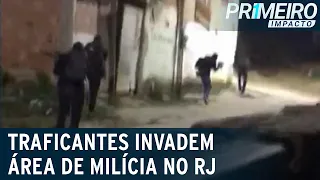 Moradores flagram guerra de milicianos e traficantes no RJ | Primeiro Impacto (10/06/22)