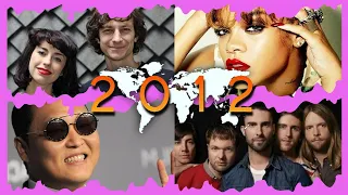 United World Chart Number Ones of 2012