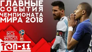 Топ 11 событий Чемпионата мира 2018 в России