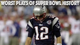 Worst Plays of Super Bowl History | NFL Highlights