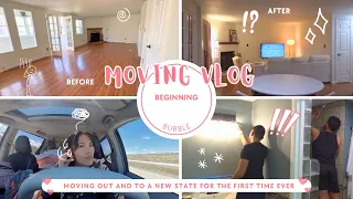 MOVING VLOG | Moving out and to a new state for the first time ever