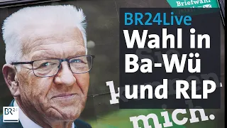 BR24Live Wahlanalyse: Landtagswahlen in Baden-Württemberg und Rheinland-Pfalz | BR24