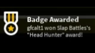 Getting head hunter badge for my alt account