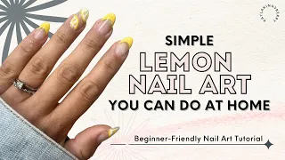 Easy Lemon Nail Art You Can Do at Home