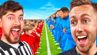 Reacting To 100 Kids Vs 100 Adults For $500,000