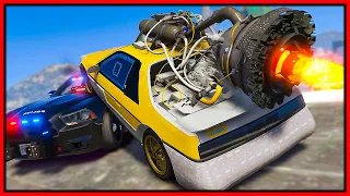 7500HP Rocket Car Embarrassing Cops in GTA 5 RP