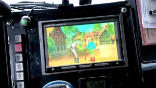 Телевизор в Автобусе Volvo