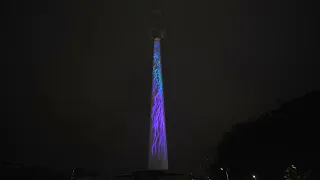 Festival Of Lights Berlin 2023, Alexanderplatz, Colours of Life Award Clockwork Poland