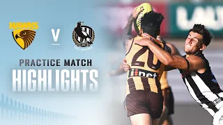 Hawthorn v Collingwood Highlights | Practice Match, 2023 | AFL