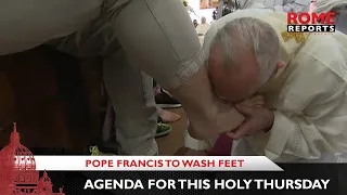 #PopeFrancis to wash the feet of twelve inmates this Holy Thursday