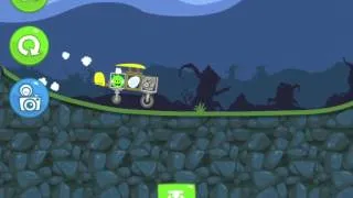 Bad Piggies Flight in the Night Level 4-14 Walkthrough 3 Star