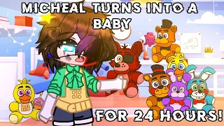 Michael Afton turns into a Baby for 24 hours