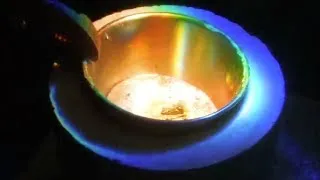 High Temp DIY crucible cement bowl parabola mirror-like finish