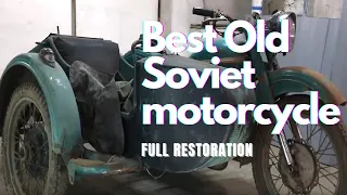 Incredible! Best Old Soviet motorcycle Restoration