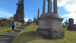 The Necropolis in Glasgow. 50K Buried here.  - Glasgow Scotland - ECTV