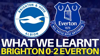 When Do We Sing Rafa Benitez's Name?  I  What We Learnt From Brighton 0-2 Everton