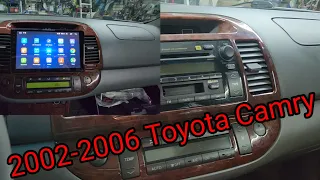 Toyota Camry 02-06 Android Carplay Reverse Camera Install