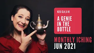 A Genie in the Bottle // Monthly I Ching Jun 2021 // Hexagram 26 & 1