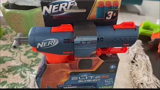 Nerf 2.0 slyshot unboxing and shoot test /budget nerf gun :)