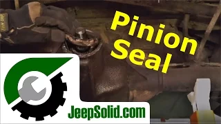 Pinion seal replacement Jeep Wrangler: Short cut method