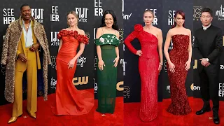 2024 CRITICS CHOICE AWARDS RED CARPET.ALL THE MUST SEE RED CARPET LOOKS AND BEST MOMENTS.