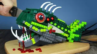 Hunting the LEGO ALIEN FISH | Catch & Cook Sea Monsters Compilation | Lego Stop Motion ASMR