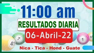 11 AM Sorteo Loto Diaria Nicaragua │ 06 Abril 2022