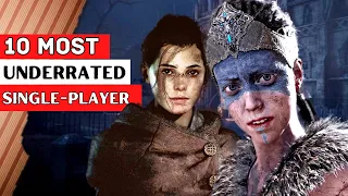10 MOST Underrated SINGLE PLAYER Games | PC,PS4,PS5,SWITCH,Xbox series