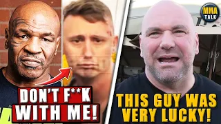 Mike Tyson ISSUES STATEMENT following airplane altercation,Dana White REACTS to Tyson plane incident