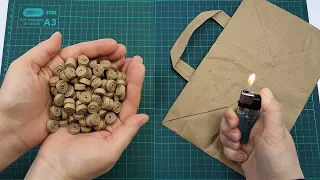 Do Not Throw Away Paper Bags - Turn it into something great for your home