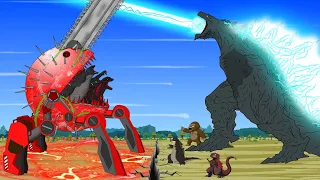 GODZILLA EARTH vs PACMAN-CHAINSAW: Rescuing Godzilla Baby in the Epic Showdown with PACMAN - FUNNY