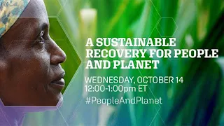 A Sustainable Recovery for People and Planet