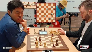 Nakamura's practical exchange sacrifice against Fedoseev | World Rapid 2021