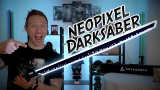 This Mandalorian's Neopixel Darksaber is Awesome! from Artsabers