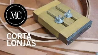 How to make a leather strap cutter.