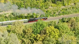 Das Dampfspektakel 175 Jahre Schiefe Ebene aus der Luft