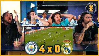 REACT de MANCHESTER CITY 4 x 0 REAL MADRID (Champions League)