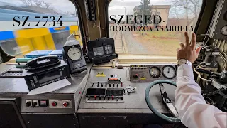 Felújított száguldás | SZ 7734 | Szeged - Hódmezővásárhely | Vezetőállás | 418 146