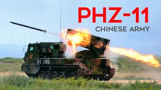 Unveiling the PHZ-11: China's Tracked MLRS Similar To The American M-270