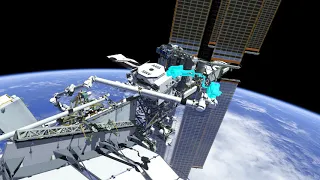 Expedition 61 - Spacewalk EVA 64 animation
