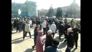 Днепропетровск 30 марта.МИТИНГ ПРОТИВ ХУНТЫ.