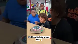 Military Dad Surprises Son At Chucky Cheese 🥹😱 #shorts